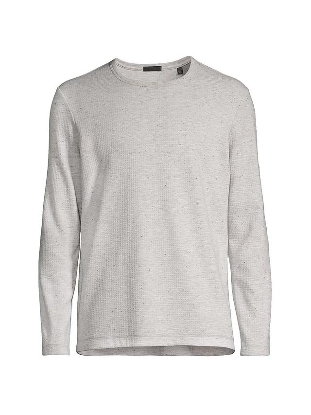 Mens Donegal Waffle-Knit Sweater Product Image
