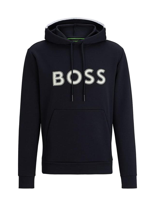 Mens Hoodie with Logo Print Product Image