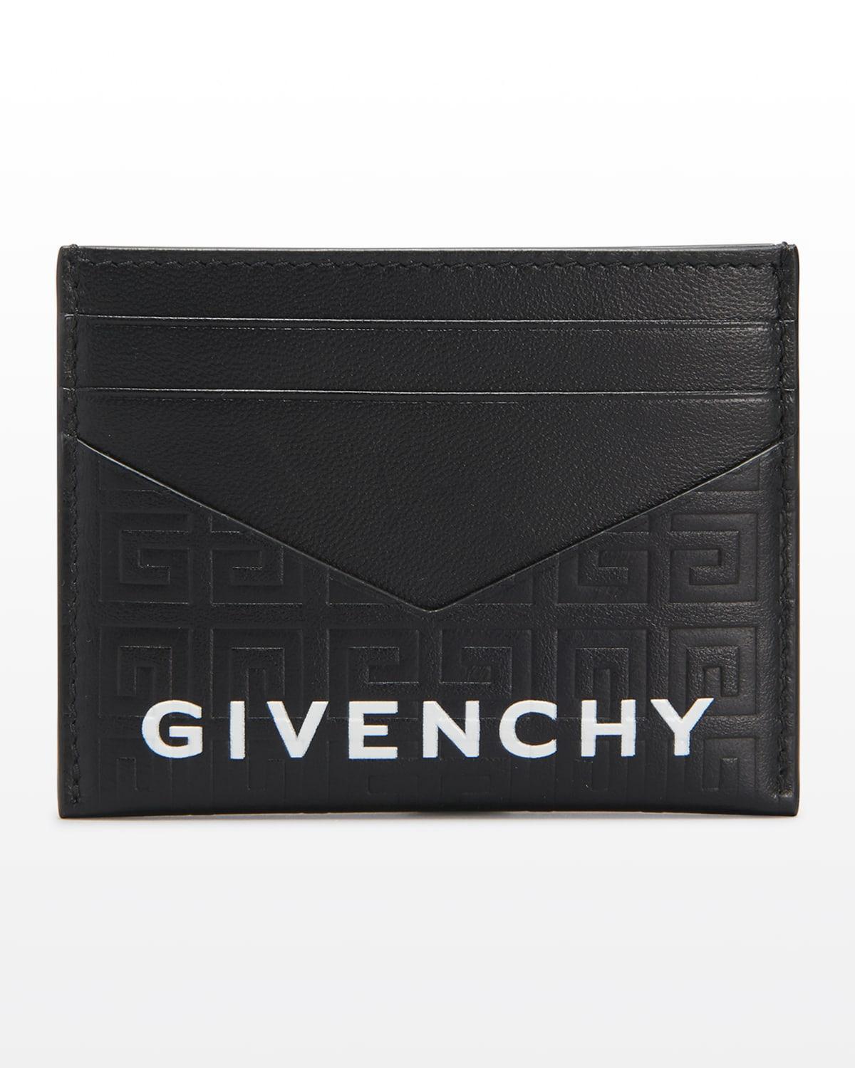 G-Essentials Monogram Cardholder in 4G Logo Leather Product Image