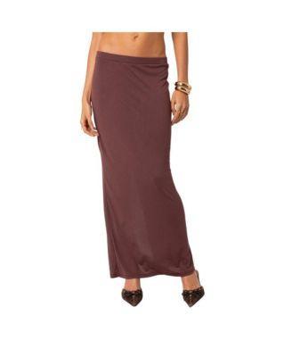 Womens Kenzie slitted maxi skirt Product Image