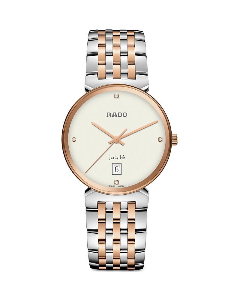 RADO Womens Florence Classic Quartz Analog Warm Gold Stainless Steel Bracelet Watch Product Image