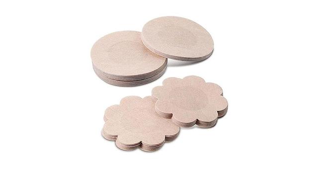 Risque Womens No Show Disposable Nipple Covers, 40petals - Beige Product Image