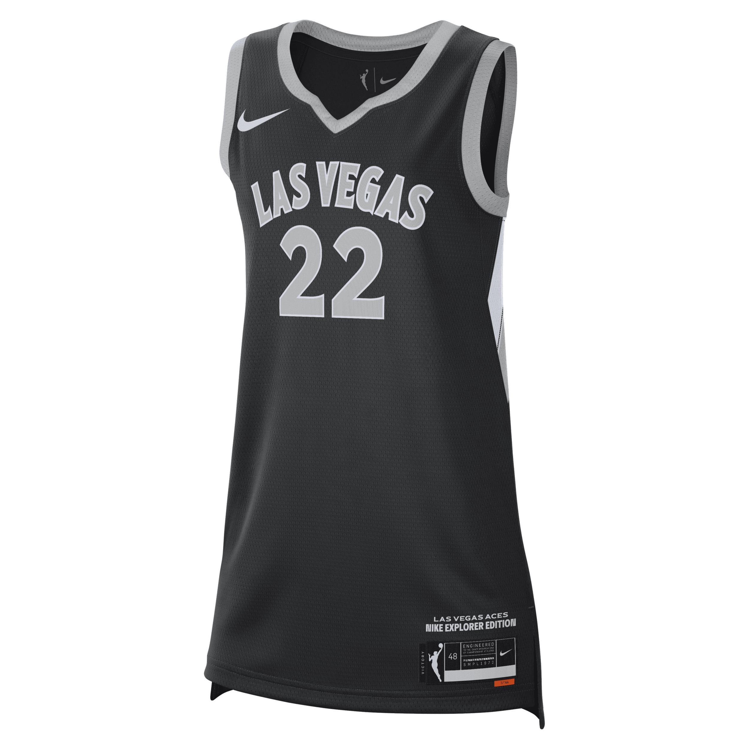 Aja Wilson Las Vegas Aces 2023 Nike Womens Dri-FIT WNBA Victory Jersey Product Image