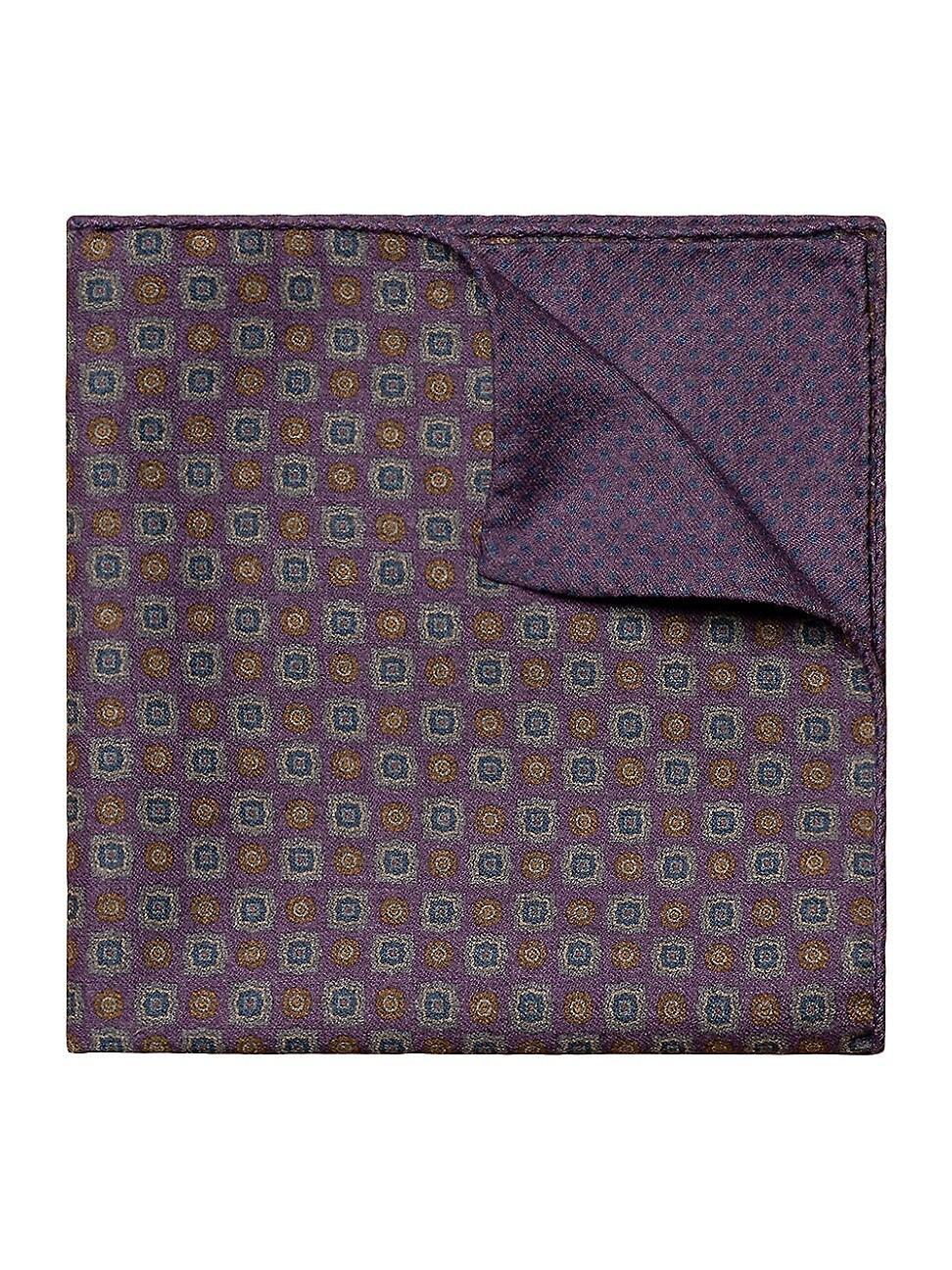 Mens Two-Side Wool Flannel Pocket Square Product Image