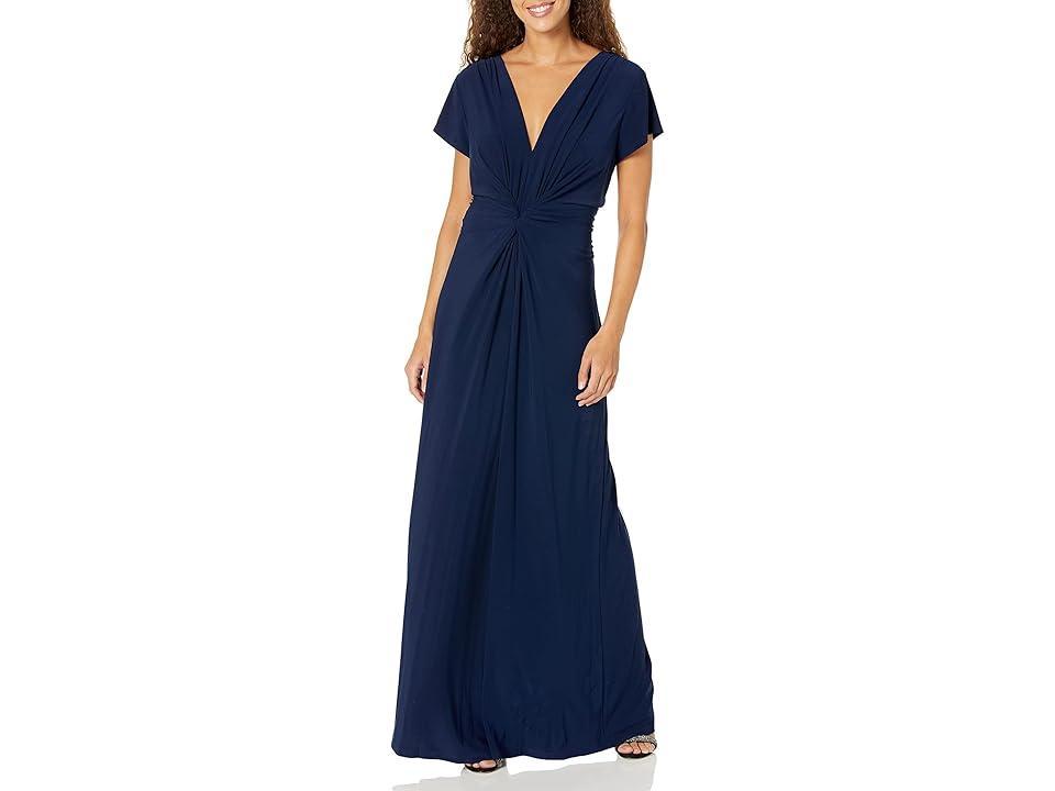 Vince Camuto Petite Plunging Twist-Front Jumpsuit Product Image