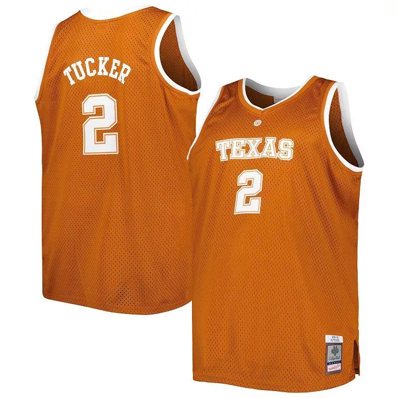 Mens Mitchell & Ness PJ Tucker Texas Orange Texas Longhorns Big & Tall Swingman Jersey Product Image