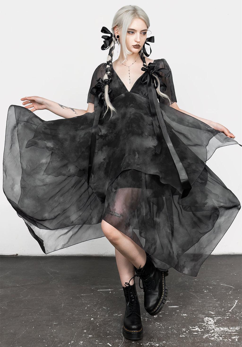 Tempest Layered Midi Dress Product Image