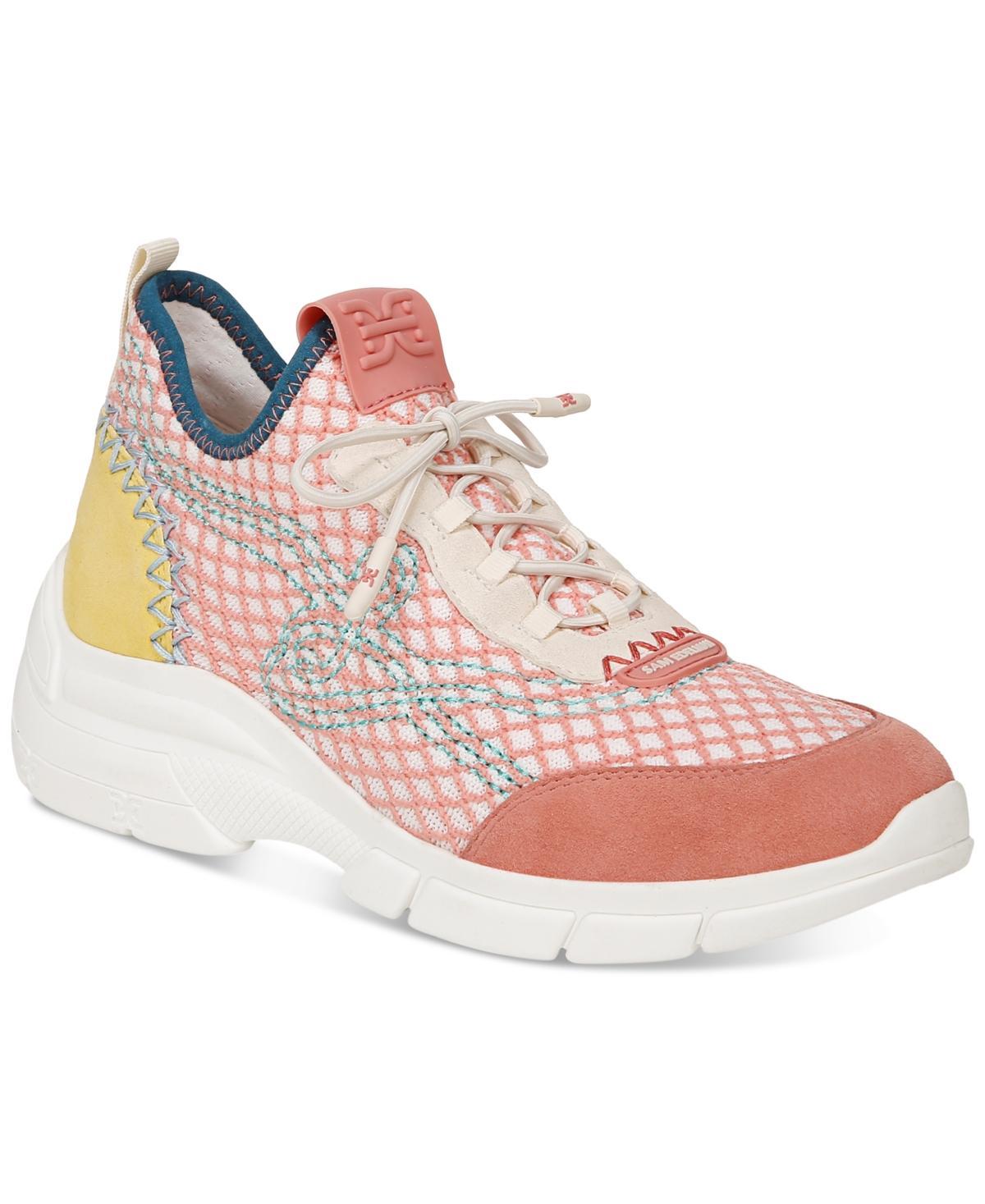 Sam Edelman Chelsie Lace Up Knit Sneaker Multi Knit Product Image