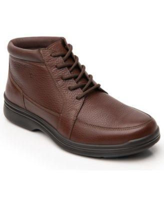 Flexi Mens Men s Brown Leather Lace-Up Boots By Product Image