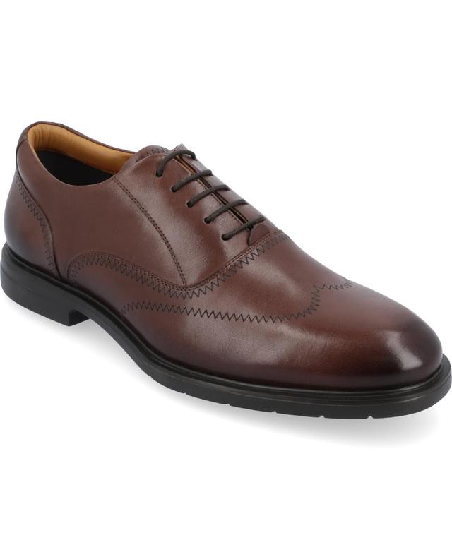 Thomas And Vine Mens Hughes Wing Tip Oxford Shoes, 10 1/2 Wide Product Image