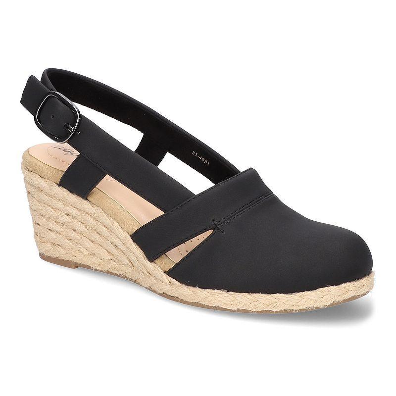 Easy Street Stargaze Womens Espadrille Wedge Sandals Product Image