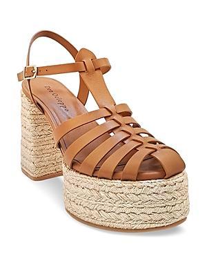 Dee Ocleppo Womens Tulum High Heel Platform Espadrille Fisherman Sandals Product Image