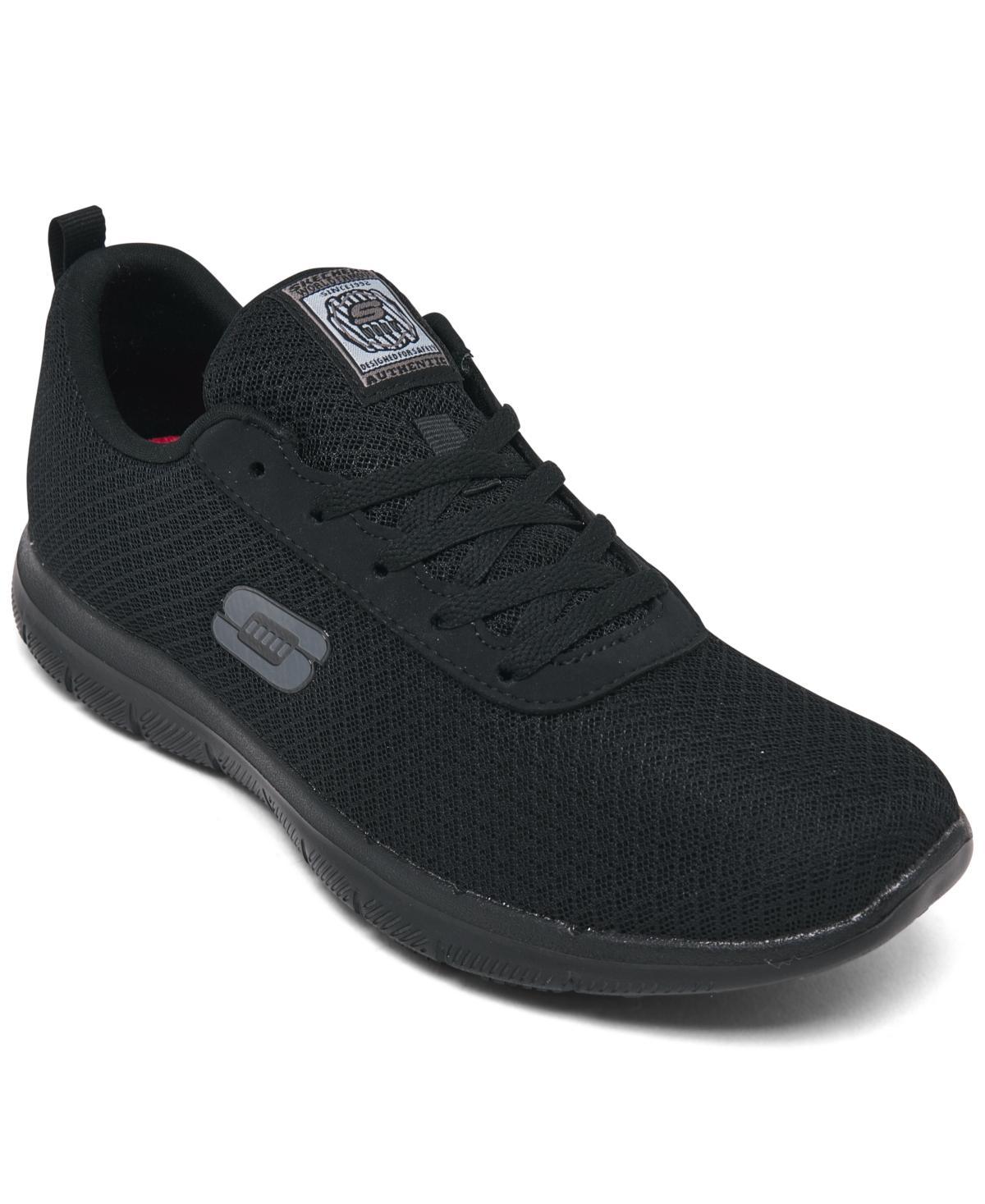 Skechers Womens Work Relaxed Fit: Ghenter - Bronaugh Slip Resistant Athletic Work Sneakers from Finish Line Product Image