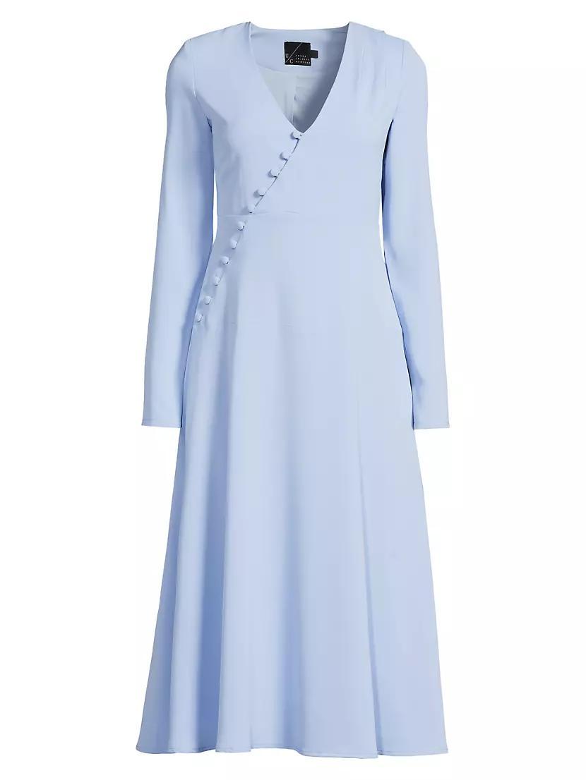 Ladylike Button Midi-Dress Product Image