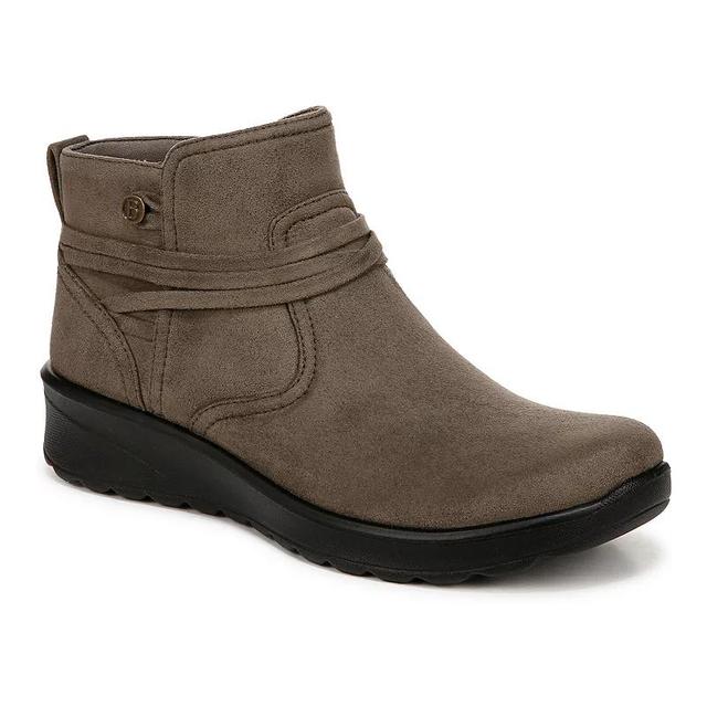 Bzees Guest Womens Ankle Boots Olive Black Product Image