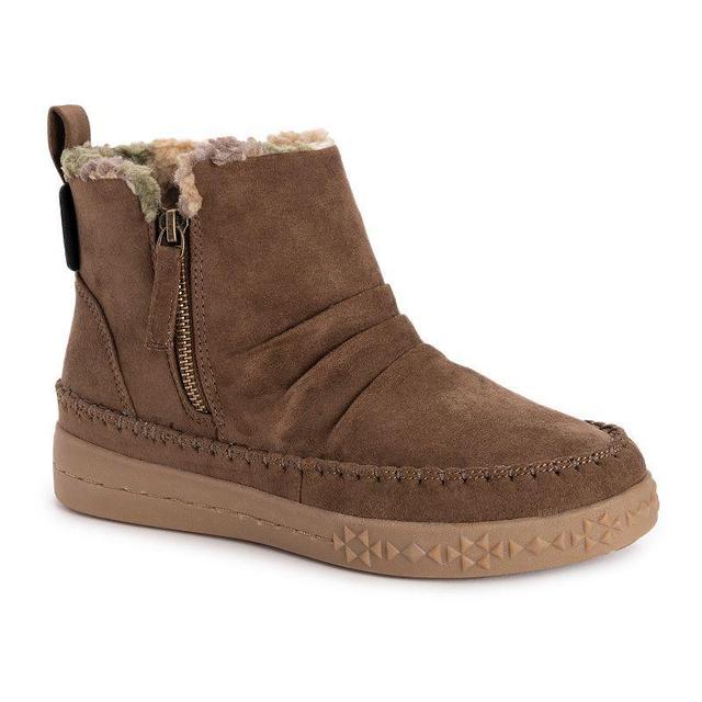 MUK LUKS Street Richmond Womens Ankle Boots Brown Product Image