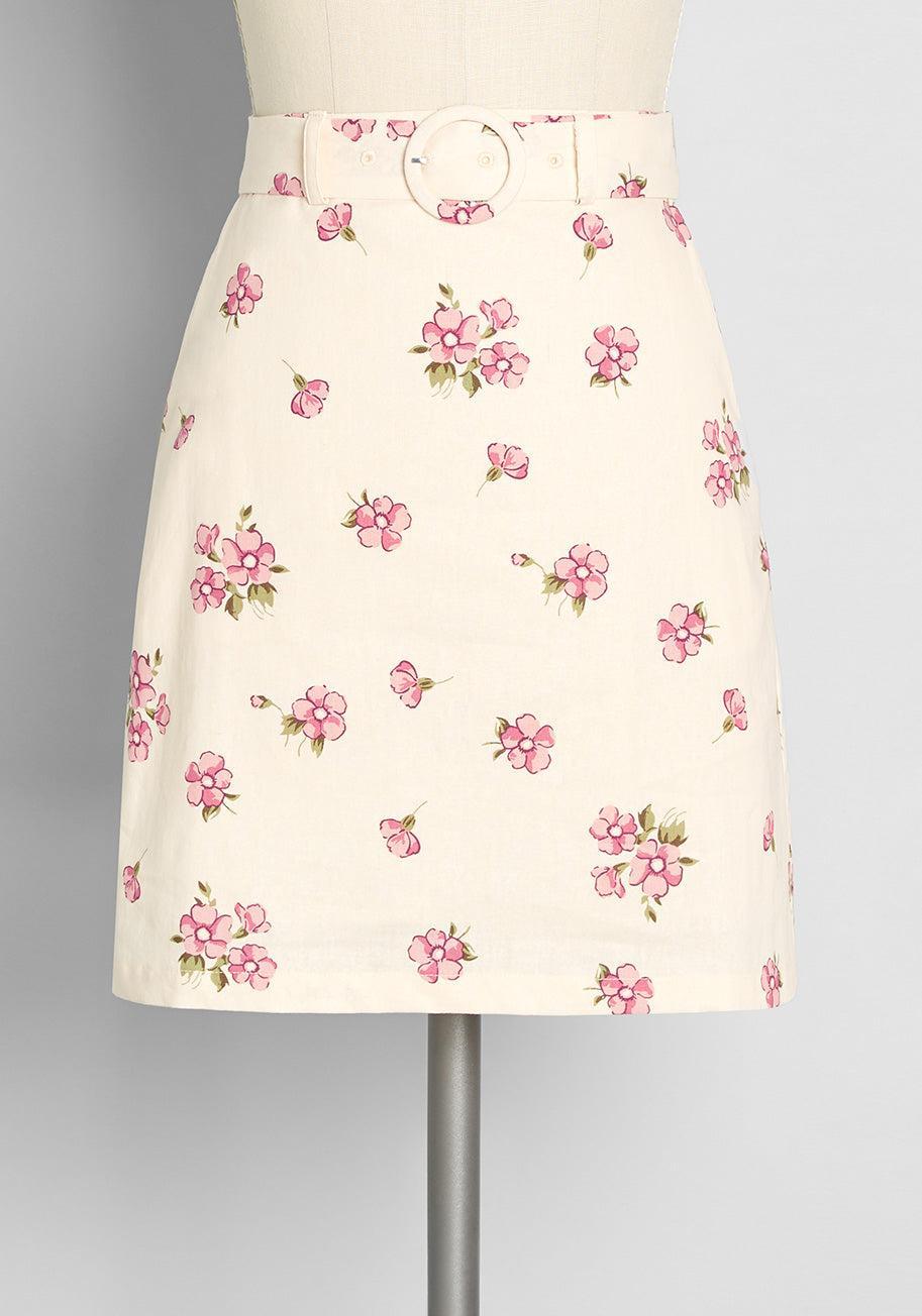 Let's Go Antiquing A-Line Skirt Product Image