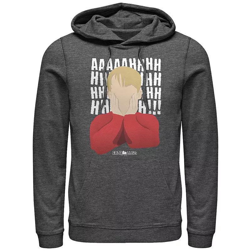 Big & Tall Home Alone Kevins Scream Graphic Hoodie, Mens Grey Heather Product Image