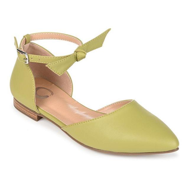 Journee Collection Vielo Womens Flats Green Product Image