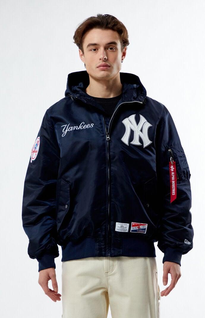 New Era Mens x Alpha Industries NY Yankees Bomber Jacket Product Image