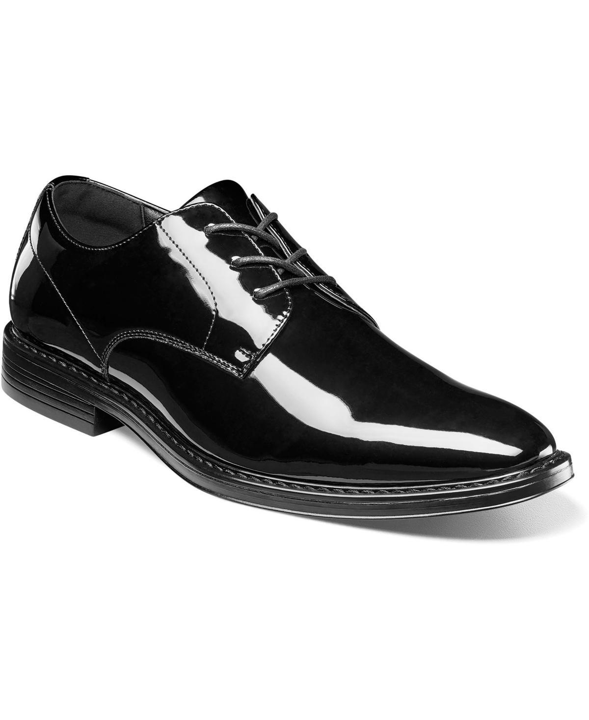 Nunn Bush Centro Flex Formal Plain Toe Oxford Patent) Men's Lace Up Wing Tip Shoes Product Image