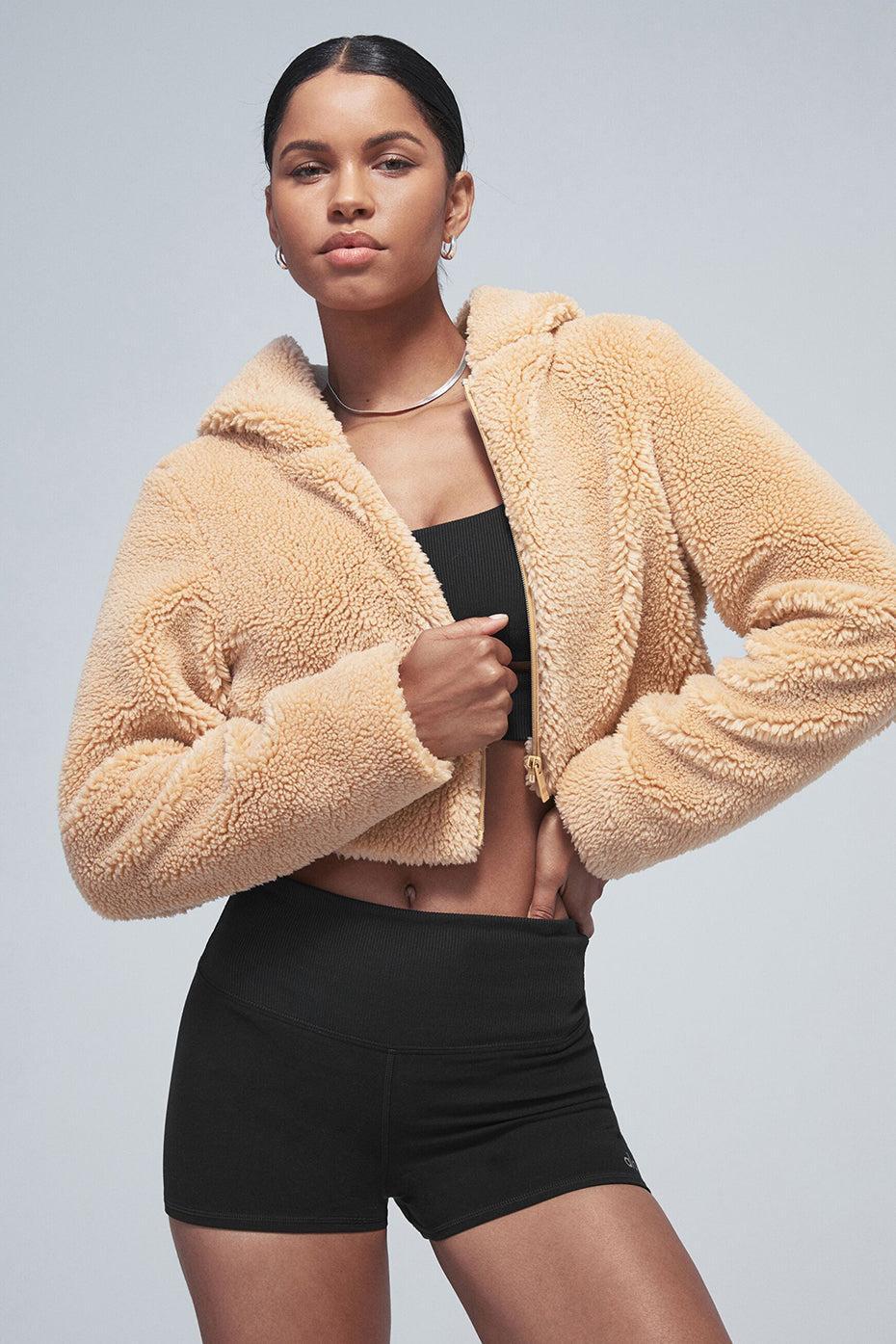 LA Sherpa Jacket - Camel Female Product Image