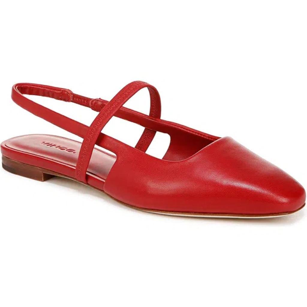 Bernice Slingback Flat In Red Product Image