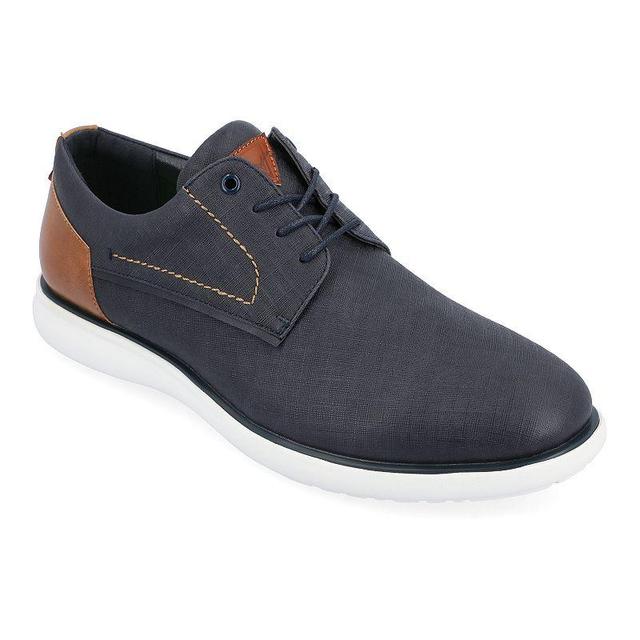 Vance Co. Kirkwell Mens Casual Derby Shoes Blue Product Image