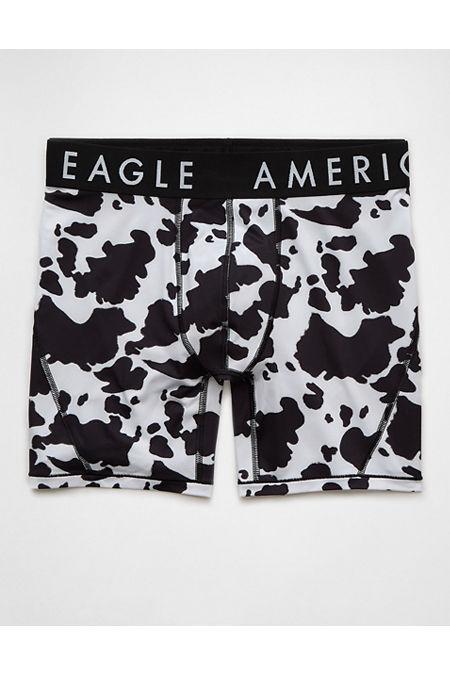 AEO Mens Cow Print 6 Flex Boxer Brief Men's Product Image