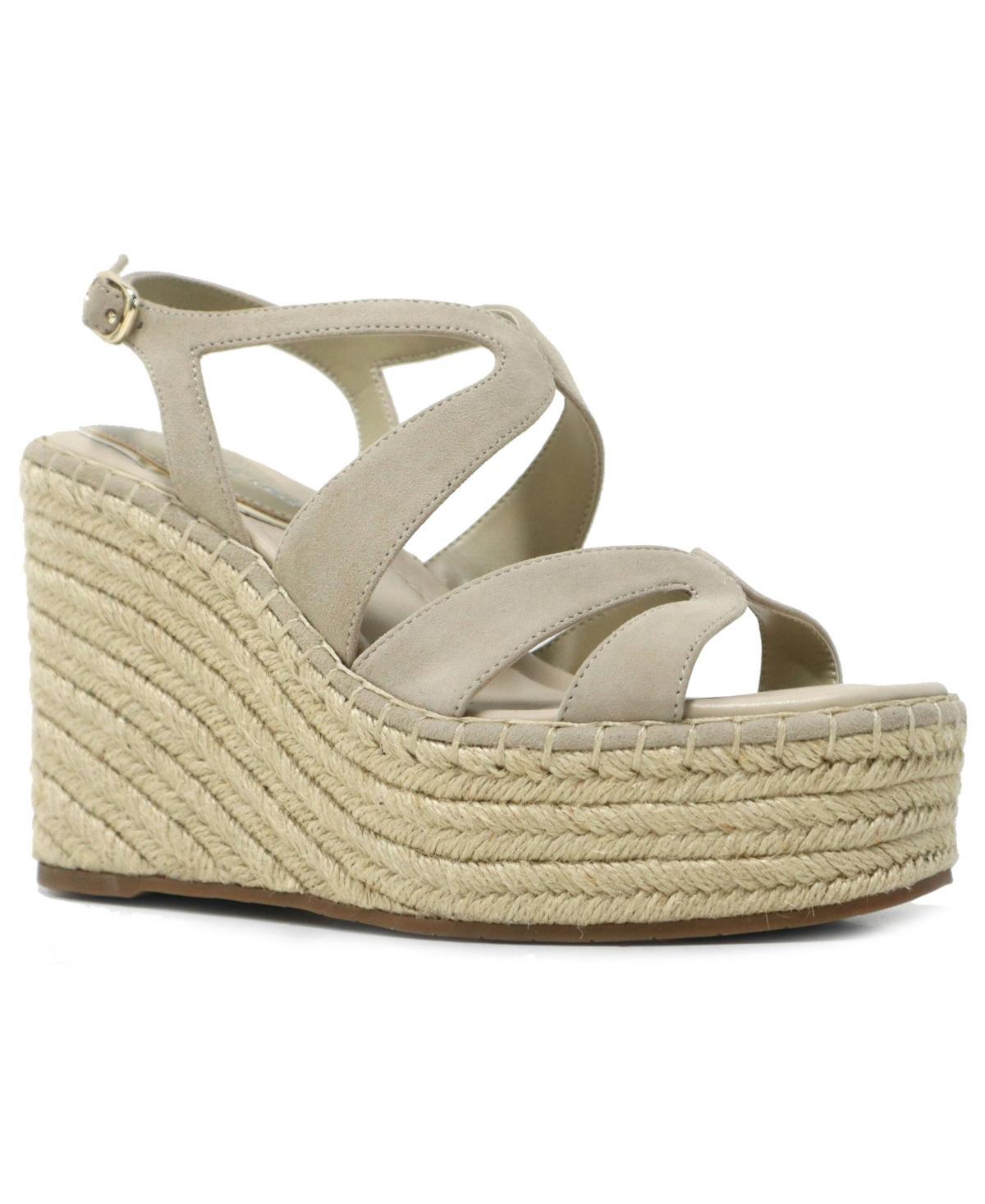 Kenneth Cole New York Womens Solace Espadrille Platform Wedge Sandals Product Image