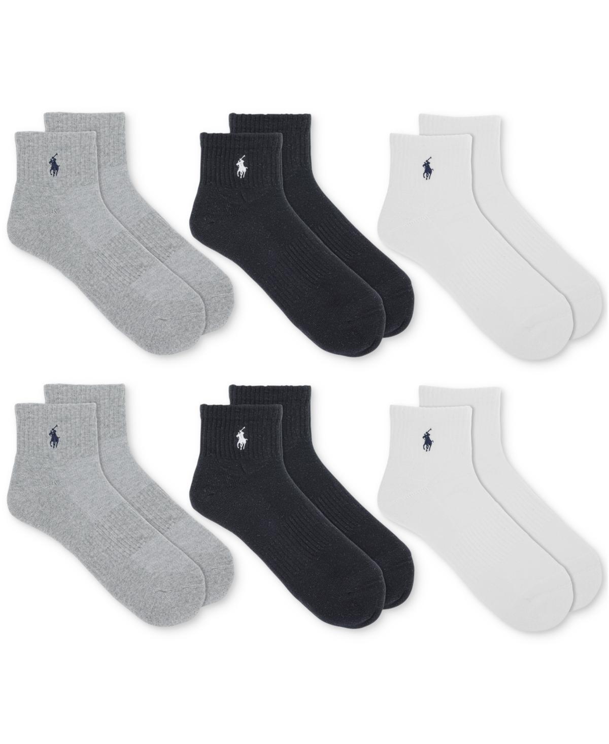 Polo Ralph Lauren 6-Pack Quarter Crew Socks Product Image