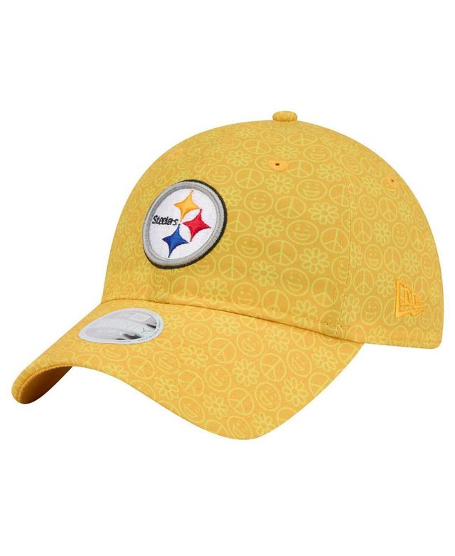 Womens New Era Pittsburgh Steelers Smiley 9TWENTY Adjustable Hat Product Image