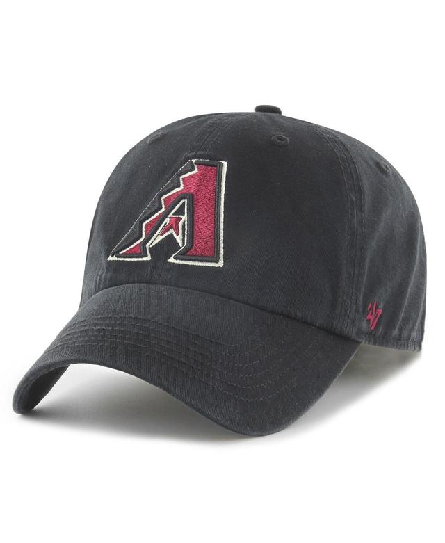 Mens 47 Brand Black Arizona Diamondbacks Franchise Logo Fitted Hat Product Image