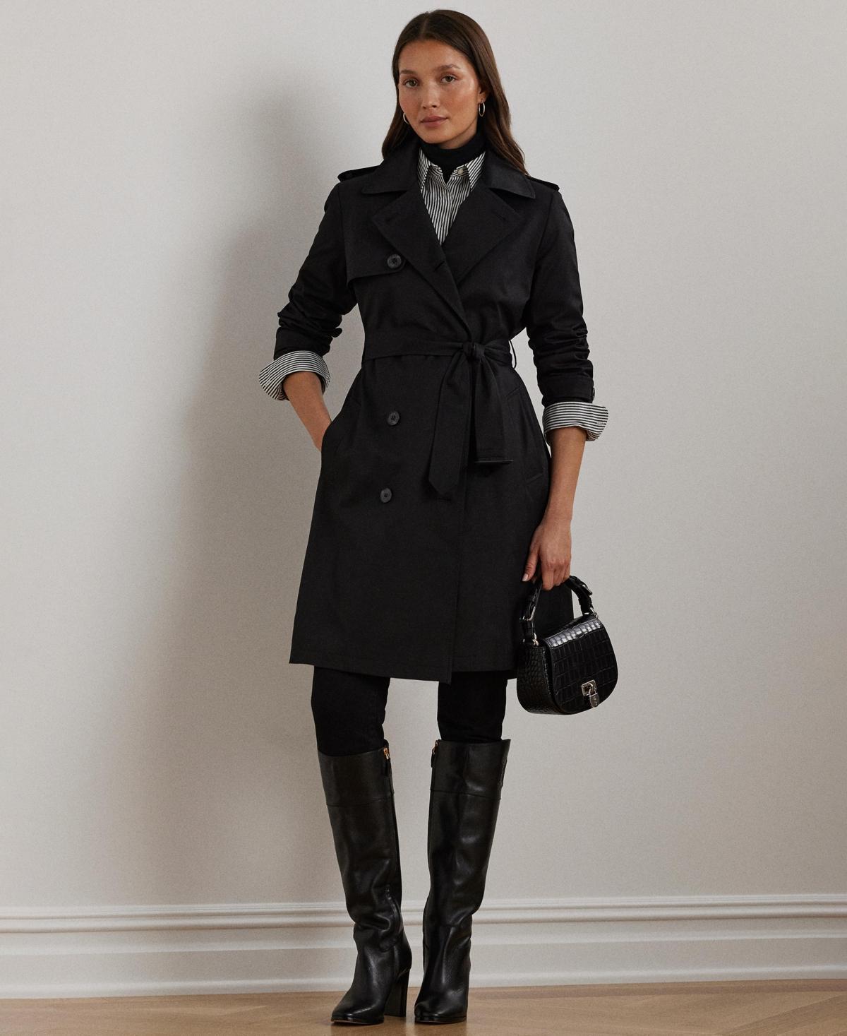 Women's Belted Water-Resistant Trench Coat Product Image