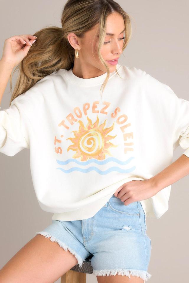 Z-Supply Soleil Sunday Sea Salt Sweatshirt Product Image