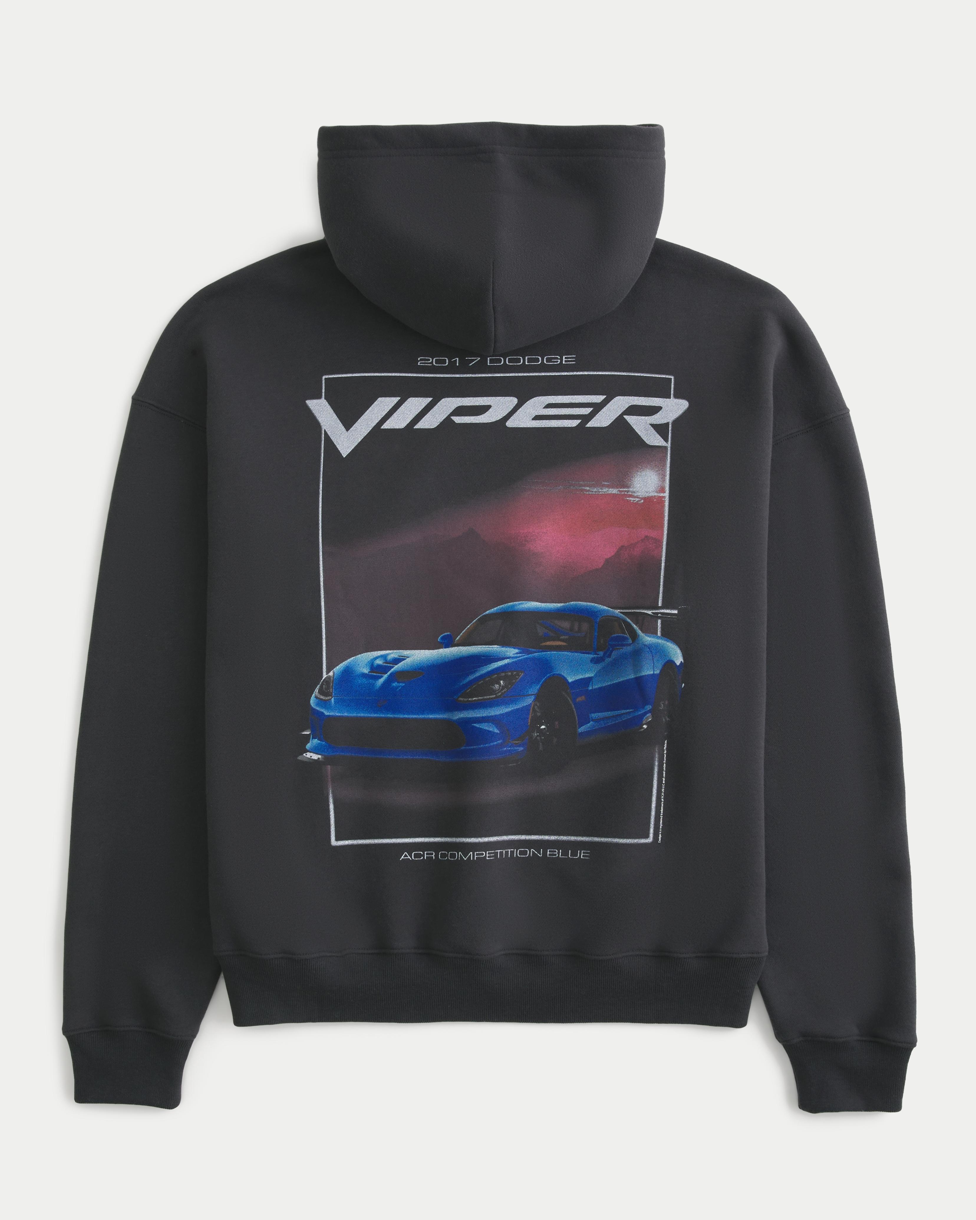 Boxy Dodge Viper Graphic Hoodie Product Image