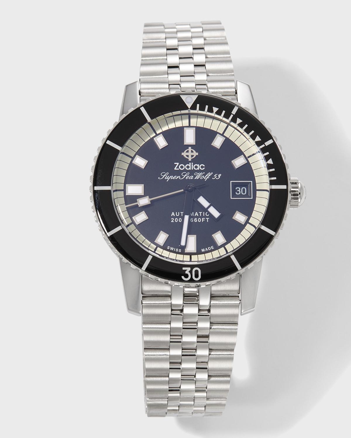 Mens Super Sea Wolf 53 Compression Bracelet Watch Product Image