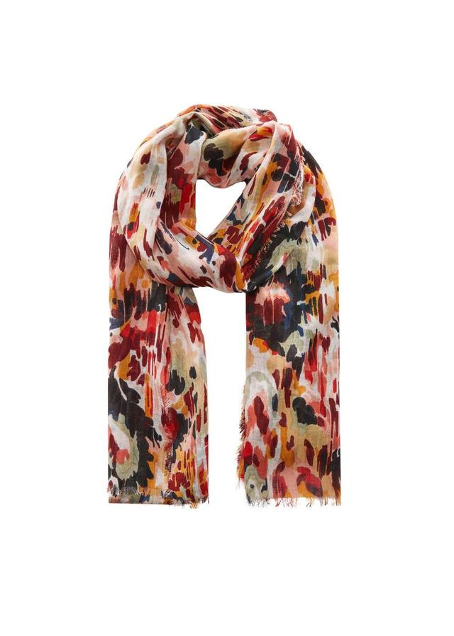 MANGO - Ikat print scarf - One size - Women Product Image