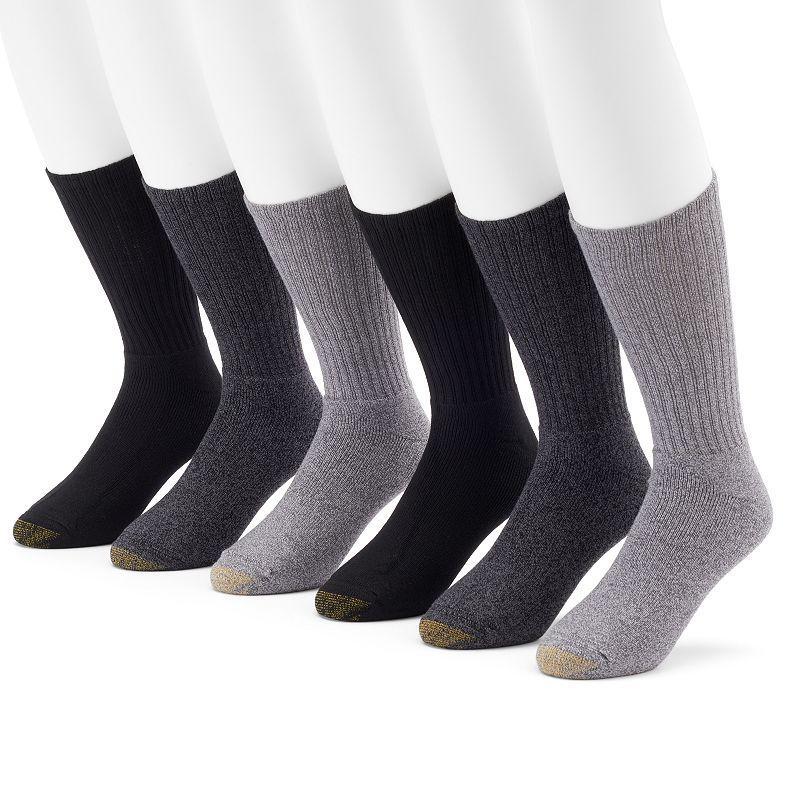 Mens 6-Pack Casual Harrington Socks Product Image