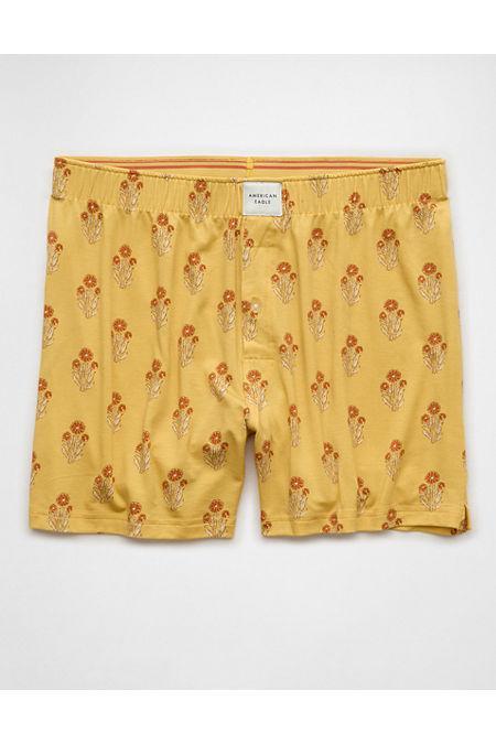 AEO Floral Slim Knit Ultra Soft Boxer Short Mens Product Image