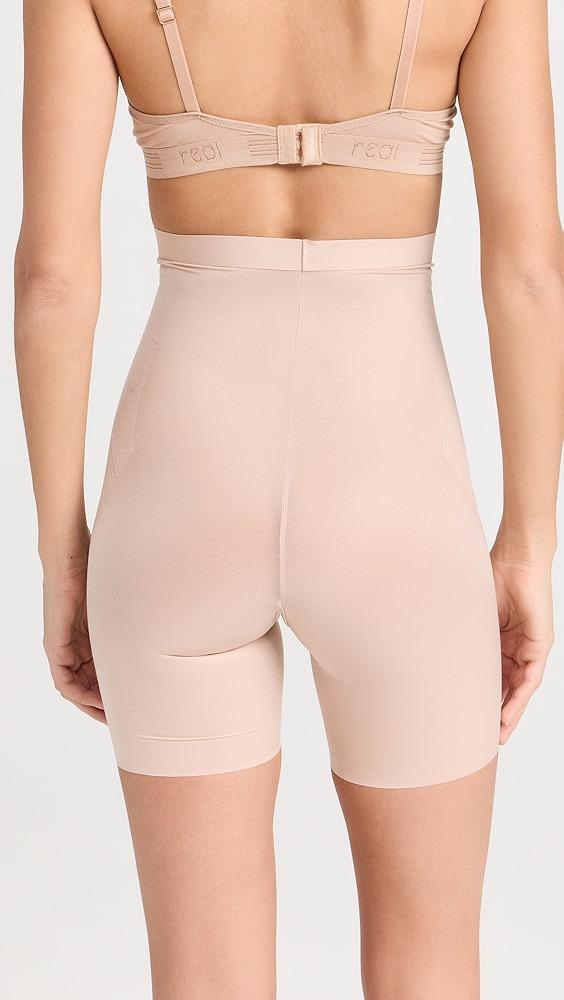 SPANX High Waist Mid-Thigh Shorts, Petite | Shopbop Product Image