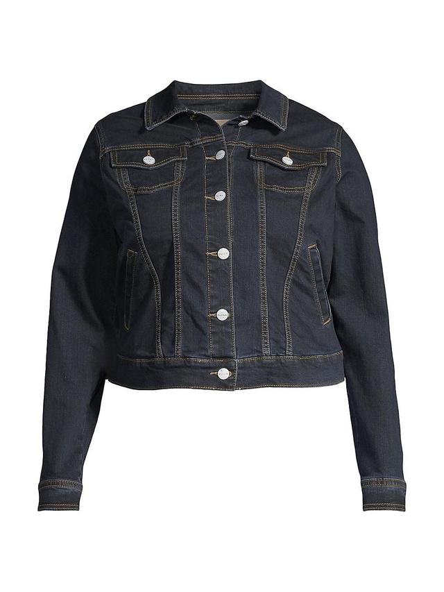 SLINK Jeans Denim Trucker Jacket Product Image