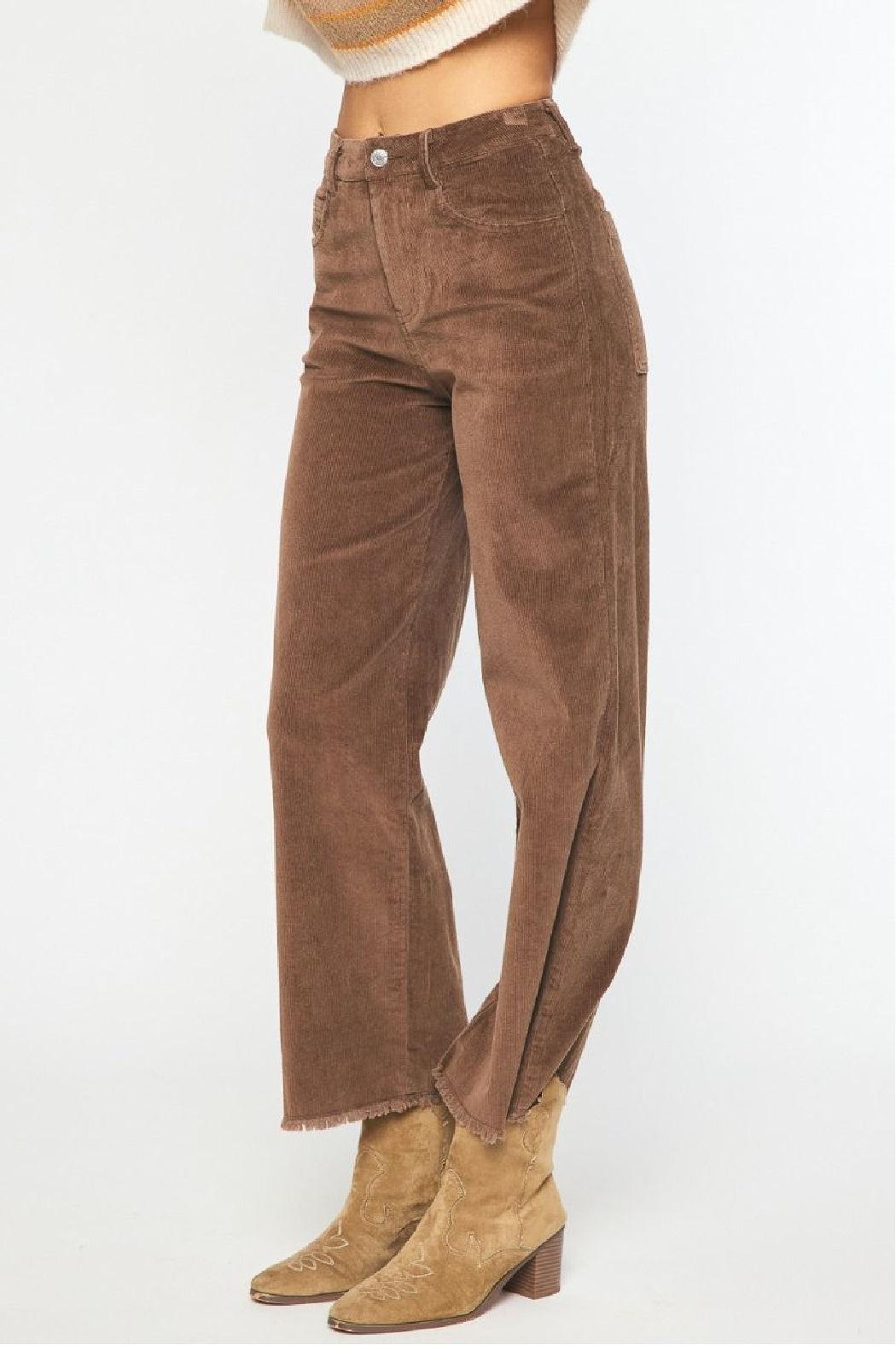 Wide Leg Corduroy Pants Product Image