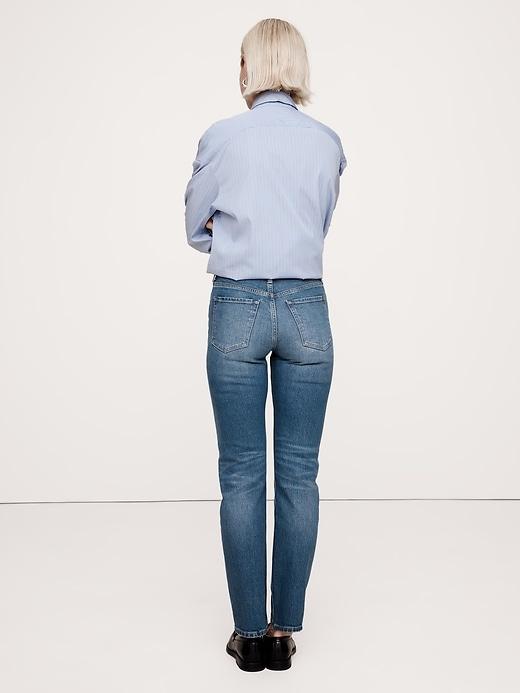 High-Rise Straight Jean Product Image