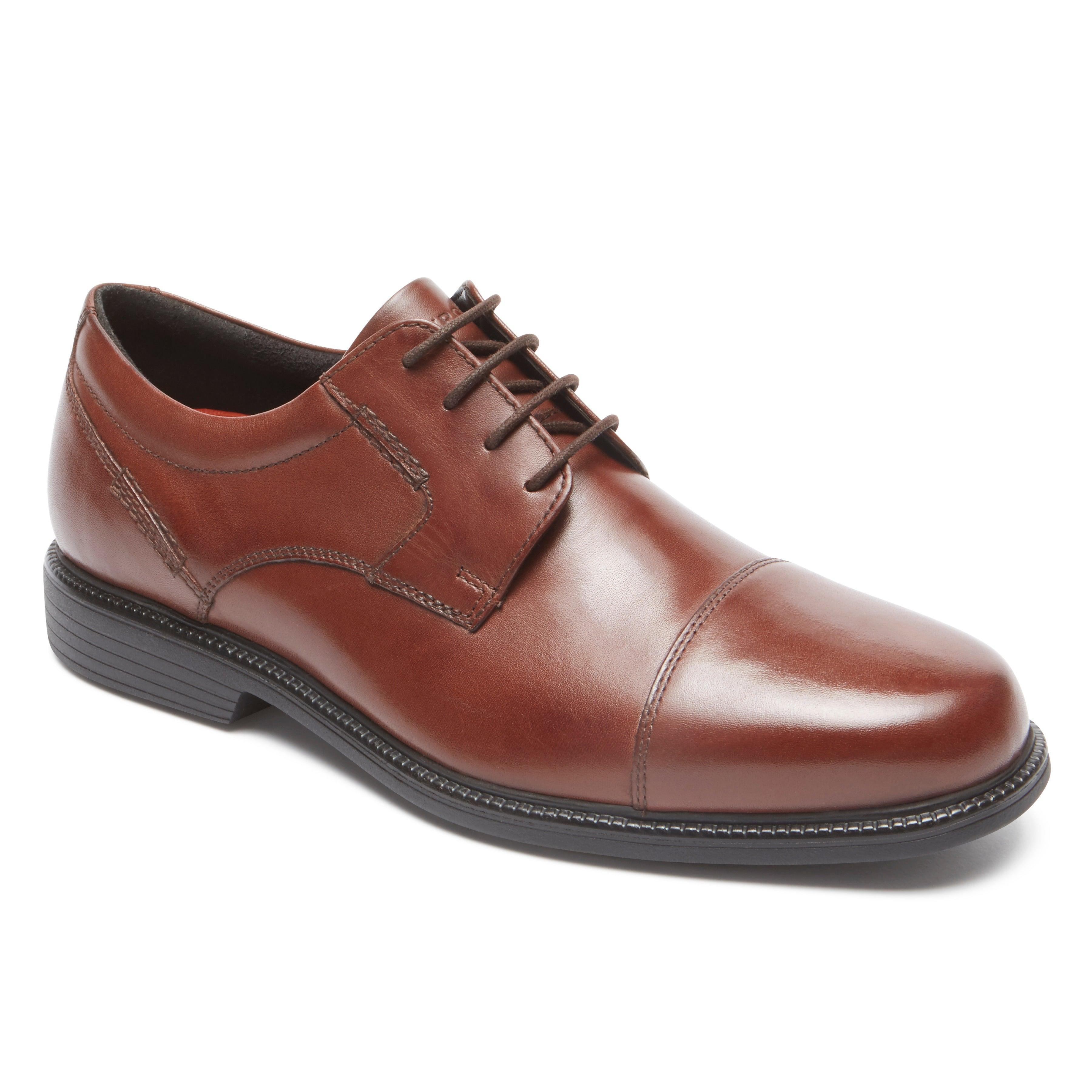 Rockport Mens Charles Leather Derbys - Black Product Image