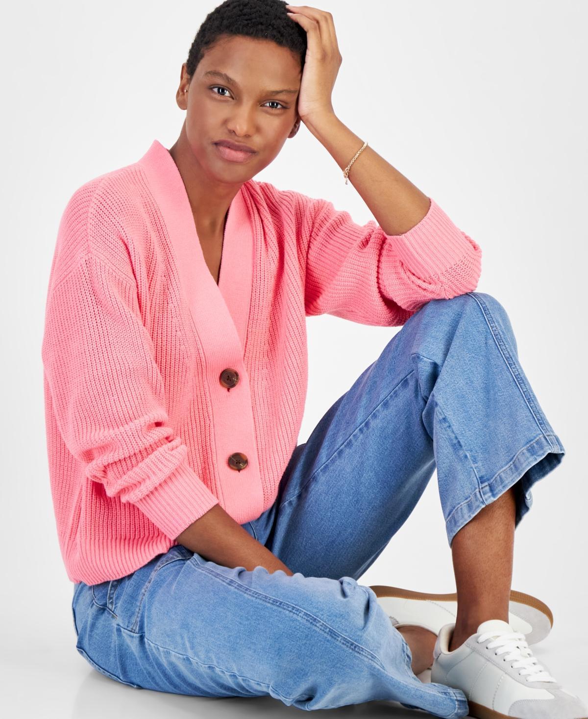 On 34th Womens V-Neck Cardigan, Created for Macys Product Image