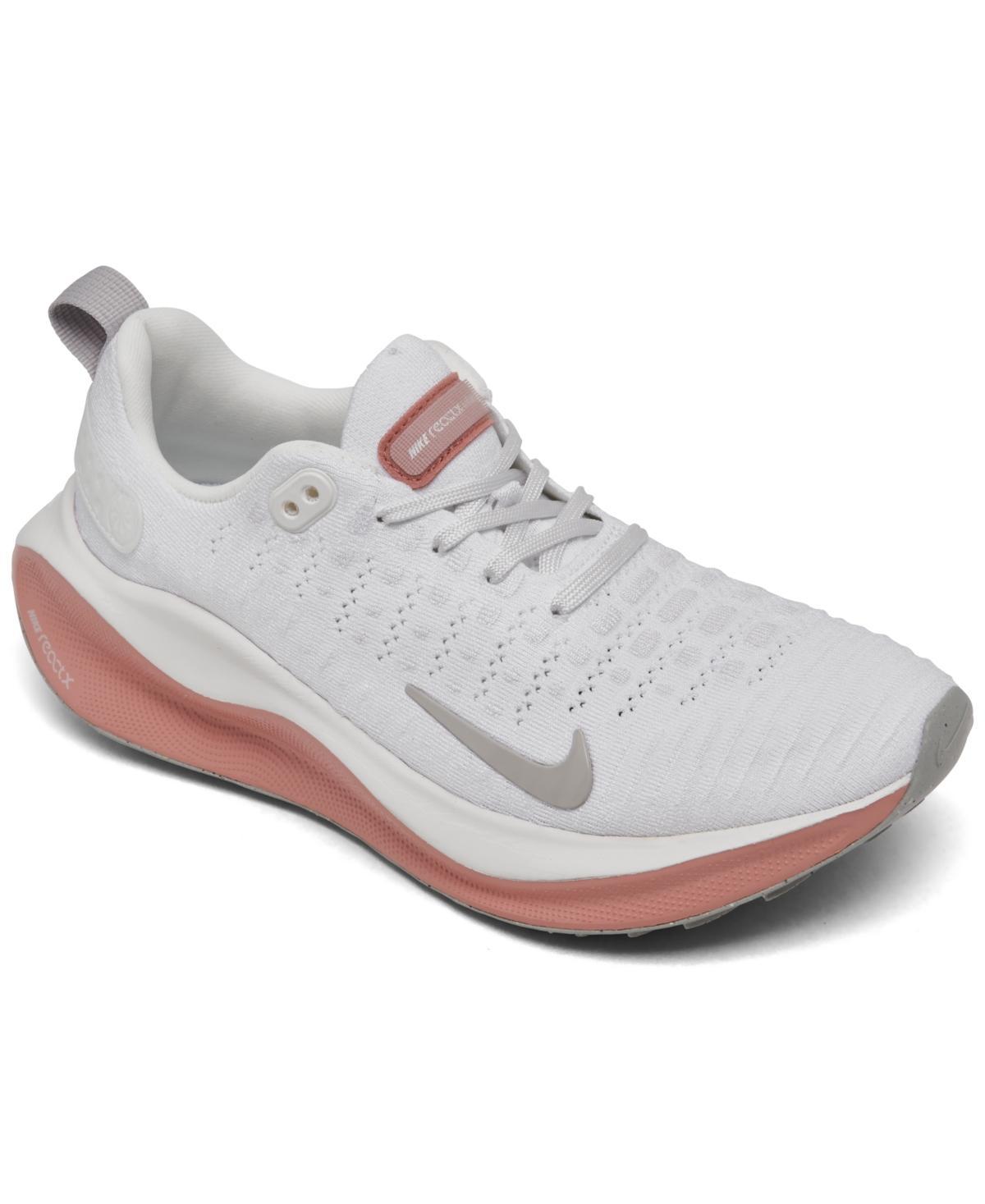 Nike Womens React Infinity Run Flyknit 4 Running Sneakers from Finish Line - Hot Punch Product Image