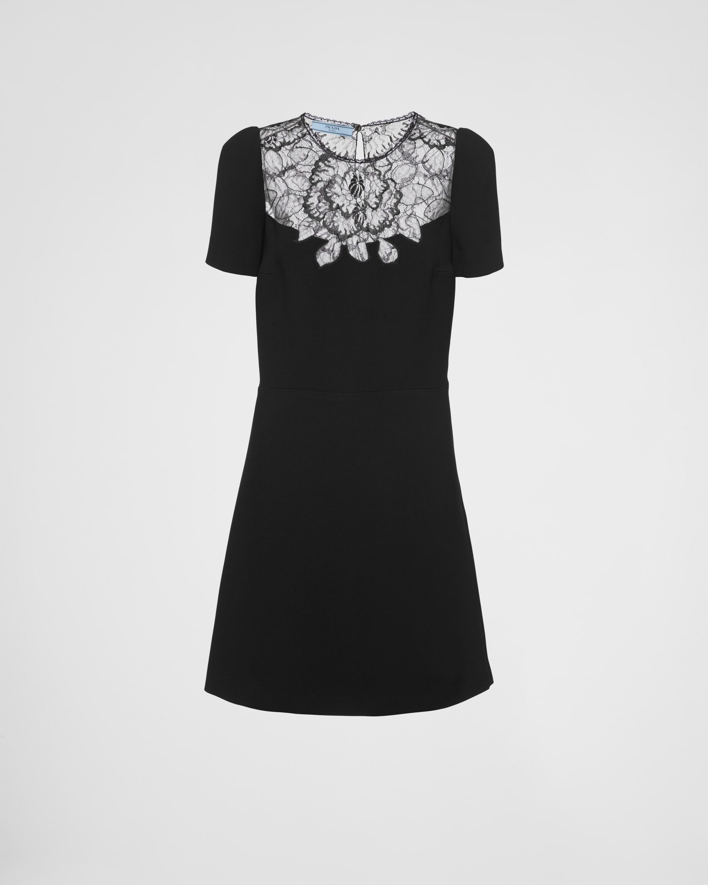 Cady and lace mini-dress Product Image