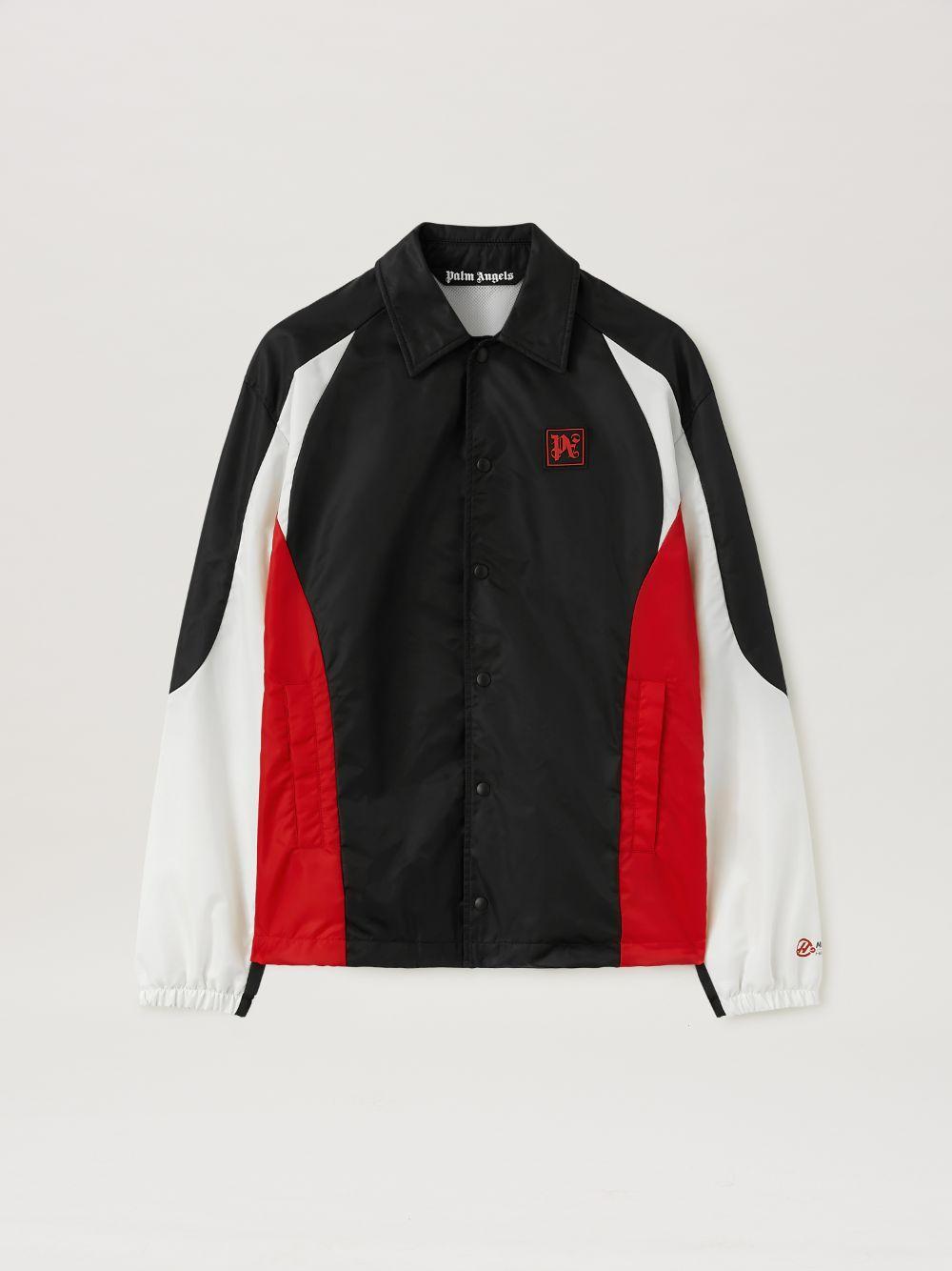 Bomber Jacket Moneygram Haas F1 Team in black  - Palm Angels® Official  Product Image