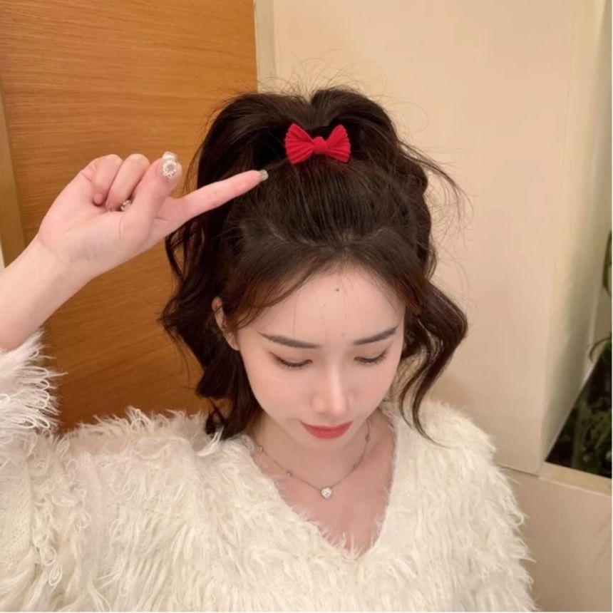 Bowknot Hair Tie Set Product Image